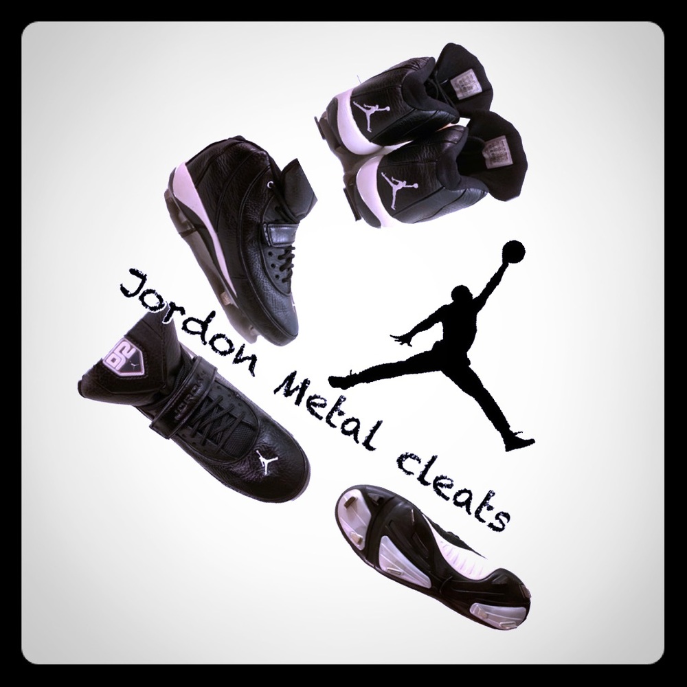 - (18)Nike Jordan metal cleats